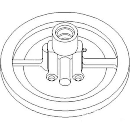 Aftermarket AH157219 Cleaning Fan Sheave Inner Driver Fits JD 9400 9450 9550 9550SH 9650 + COR30-0026